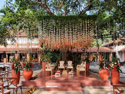 Mandap and Ceiling — Wedding decor — Alila Diwa Goa
